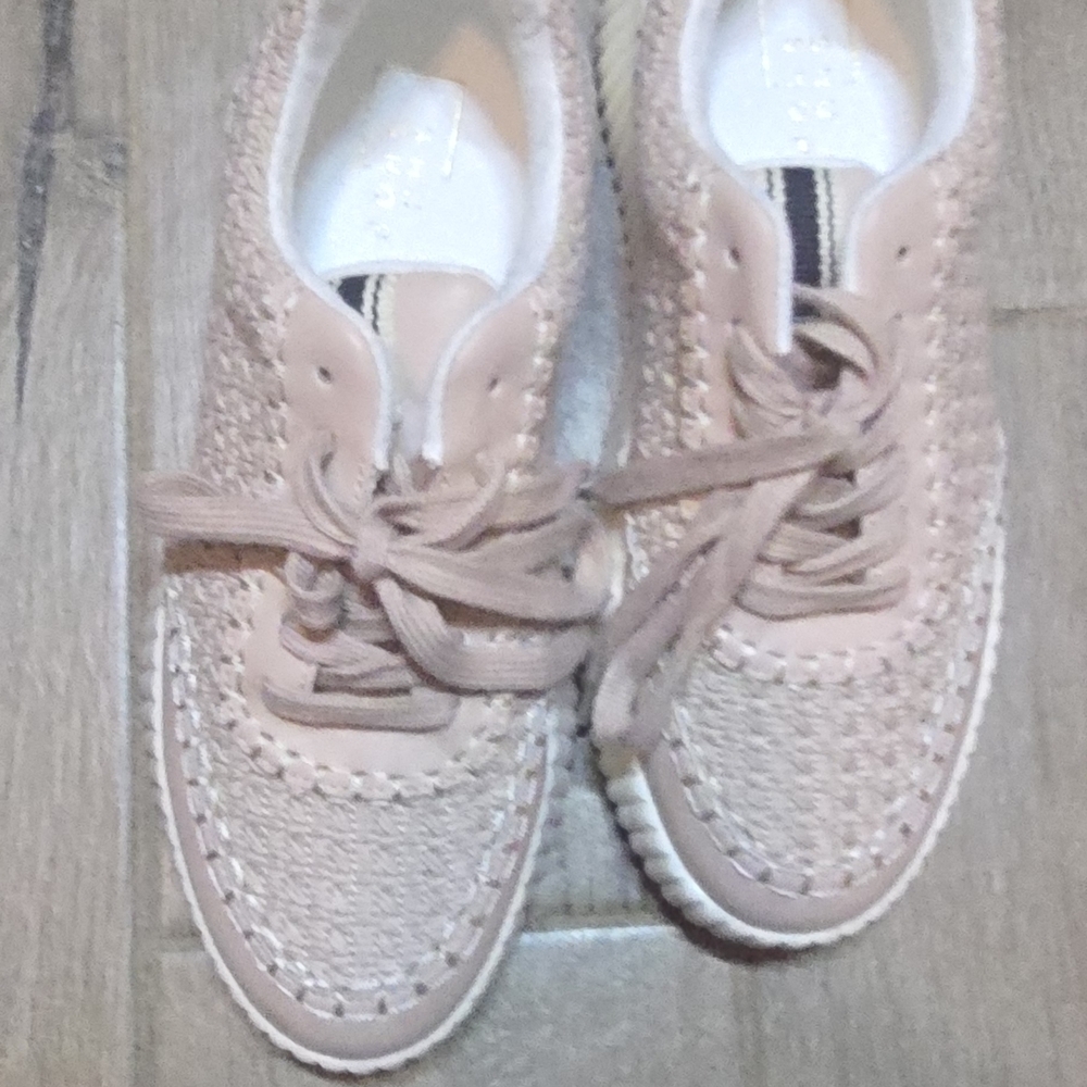 Shu Shop Selina Woven Mauve Sneakers - Picture 3 of 5